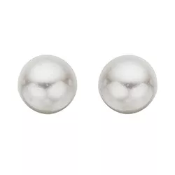 5 mm Scrouples perle øreringe i sølv