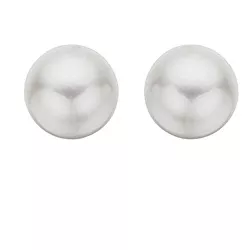 7 mm Scrouples runde perle øreringe i sølv