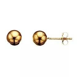7 mm Scrouples kugle øreringe i 9 karat guld