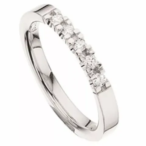 Scrouples brillantring i 925 karat sølv 5 x 0,03 ct