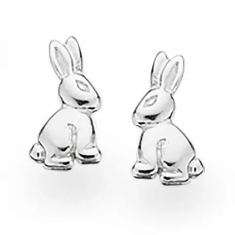 Scrouples kanin øreringe i sølv
