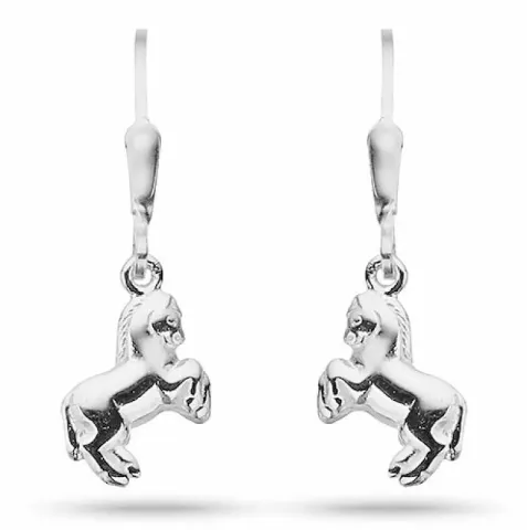 Scrouples heste øreringe i sølv