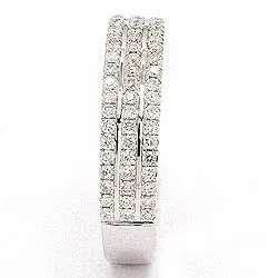 bestillingsvare - diamant ring i 14 karat hvidguld 0,40 ct