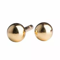 6 mm Nordahl Andersen kugle øreringe i 8 karat guld