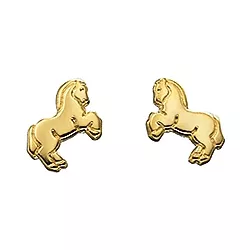 Aagaard heste øreringe i 8 karat guld