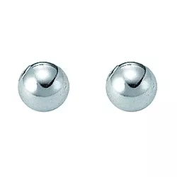 6 mm Aagaard kugle øreringe i sølv
