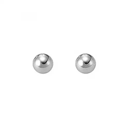 3 mm Aagaard kugle øreringe i sølv