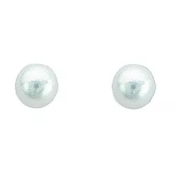 4 mm Aagaard perle øreringe i sølv