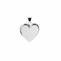 13 x 11,5 mm Aagaard hjerte vedhæng i sølv