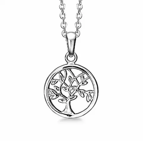 20 mm aagaard livets træ vedhæng med halskæde i sølv
