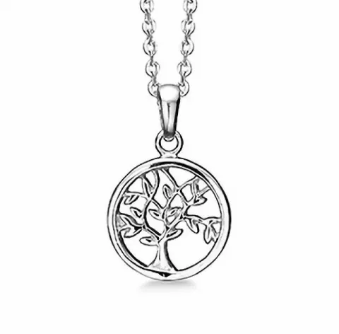 13 mm aagaard livets træ vedhæng med halskæde i sølv