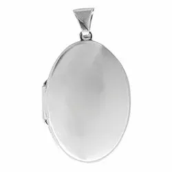 Blank Aagaard oval medaljon i sølv