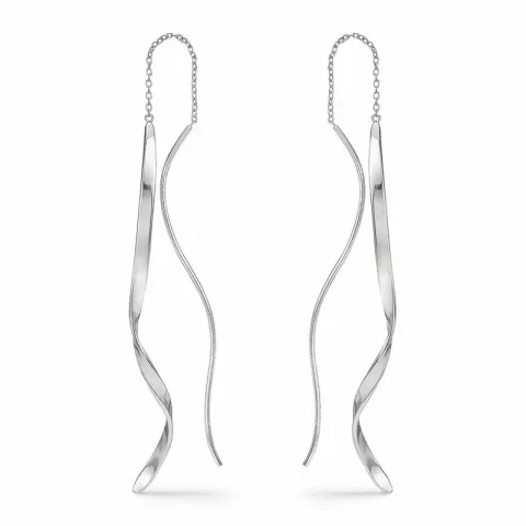 lange Støvring Design øreringe i sølv