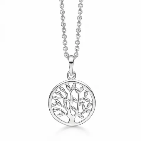 Støvring Design livets træ Halskæde med vedhæng i sølv