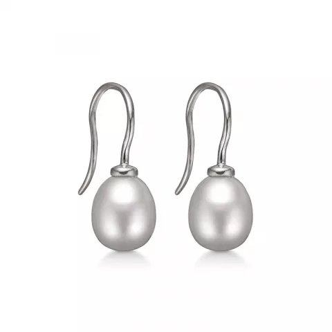 Støvring Design perle øreringe i sølv