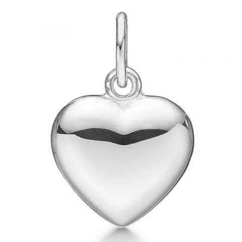 8,5 x 8 mm Støvring Design hjerte vedhæng i sølv