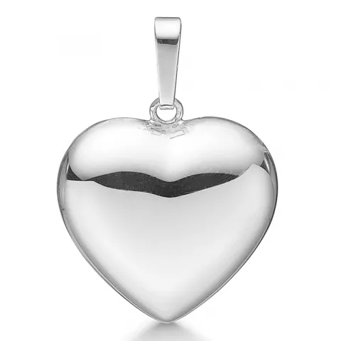 16 x 15 mm Støvring Design hjerte vedhæng i sølv