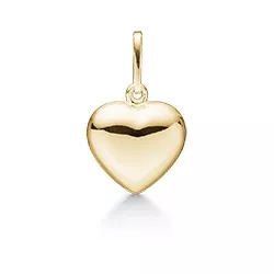 Støvring Design hjerte vedhæng i 8 karat guld