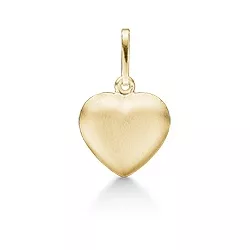 Elegant Støvring Design hjerte vedhæng i 8 karat guld