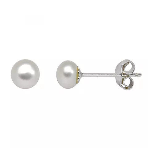 5 mm Støvring Design perle øreringe i sølv