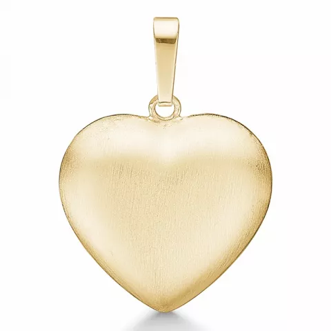 16 x 15 mm Støvring Design hjerte vedhæng i 8 karat guld