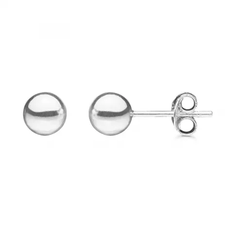 6 mm Støvring Design kugle øreringe i sølv