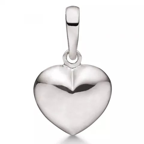 12 x 10 mm Støvring Design hjerte vedhæng i sølv
