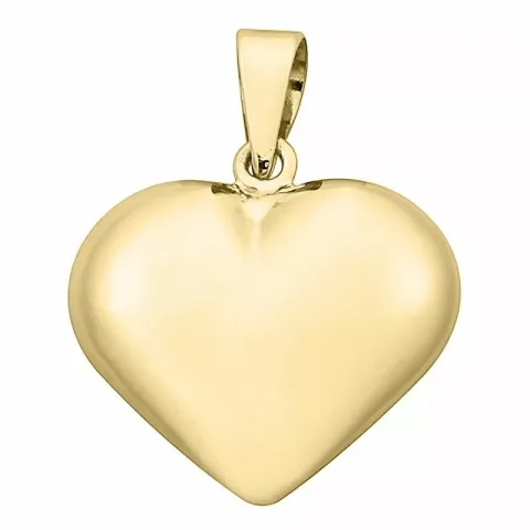 Støvring Design hjerte vedhæng i 14 karat guld