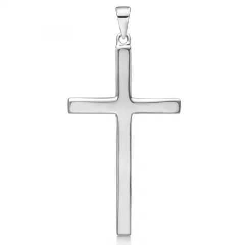 22 x 35 mm Støvring Design kors vedhæng i sølv