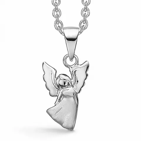 Støvring Design engel Halskæde med vedhæng i sølv