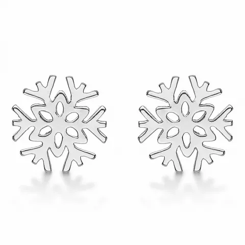 Støvring Design snefnug øreringe i sølv
