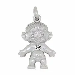 Siersbøl trold vedhæng i sølv