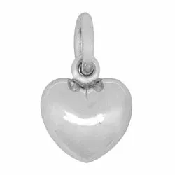 Siersbøl hjerte vedhæng i sølv