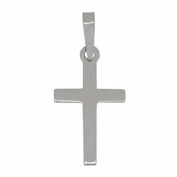 Siersbøl kors vedhæng i sølv