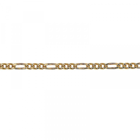 Siersbøl Figaroarmbånd i 9 karat guld