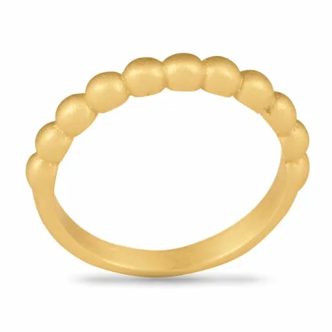 mat ring i forgyldt sølv