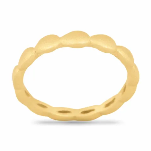 mat ring i forgyldt sølv