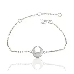 armbånd i sølv med vedhæng i sølv