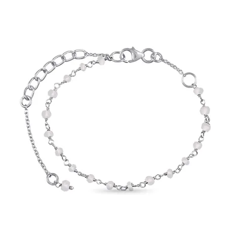 krystal armbånd i sølv 15 cm plus 6 cm x 3,0 mm