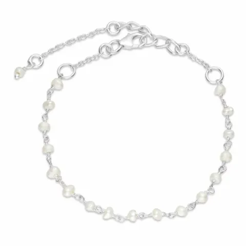 perle armbånd i sølv 18 cm plus 4 cm x 3,0 mm