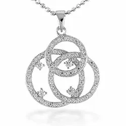 Cirkel vedhæng i sølv