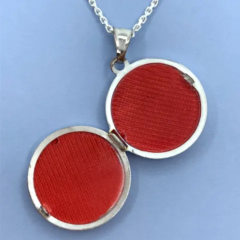 Kollektionsprøve sølvmedaljon i sølv