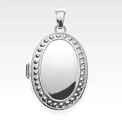 Kollektionsprøve medaljon i sølv