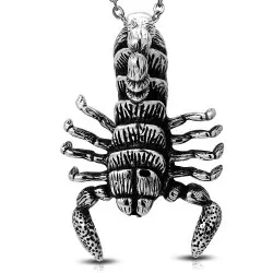 Stort skorpionen vedhæng i stål