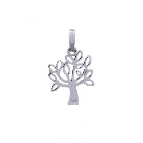 Elegant livets træ vedhæng i sølv