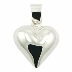 hjerte vedhæng i sølv