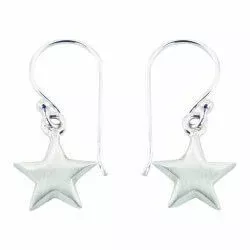 Stjerne øreringe i sølv