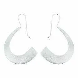 runde øreringe i sølv