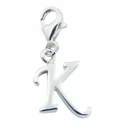 Billige charm i sølv bogstavet K