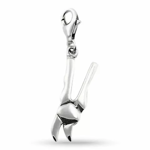 Tang charm i sølv